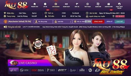 hướng dẫn chơi casino online tại MU88