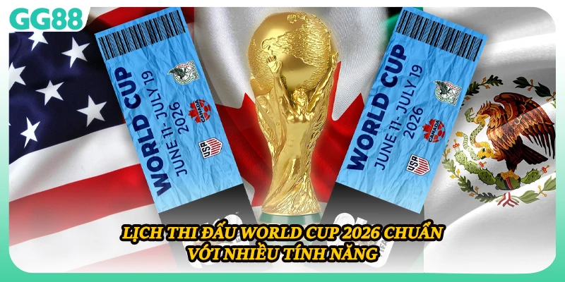 Lịch Thi Đấu World Cup 2026 Chuẩn Với Nhiều Tính Năng